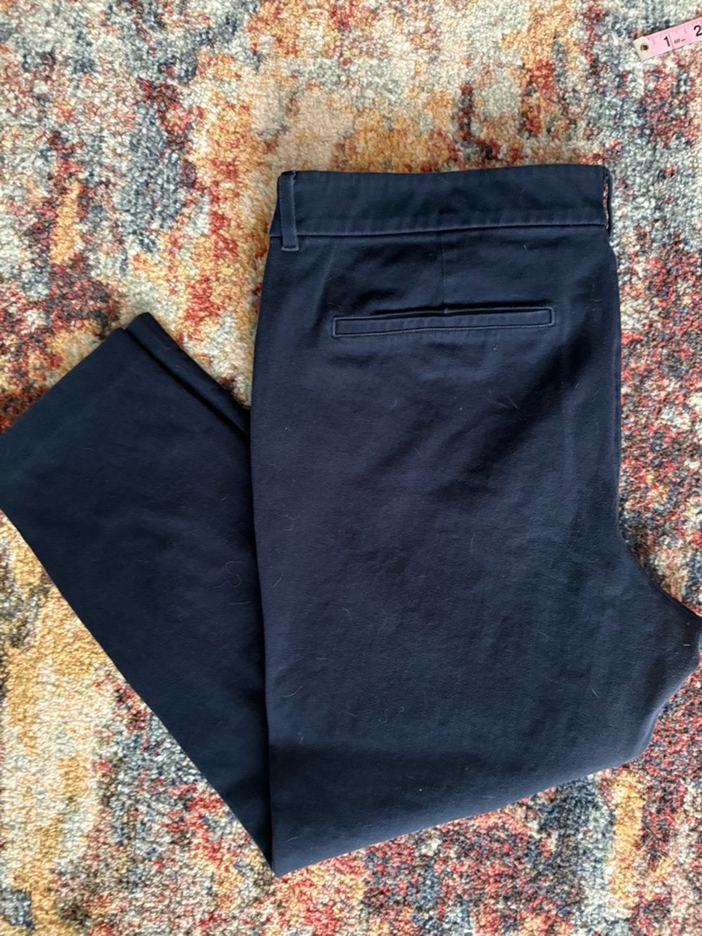 Old Navy Straight Leg Pixie Pants in Navy